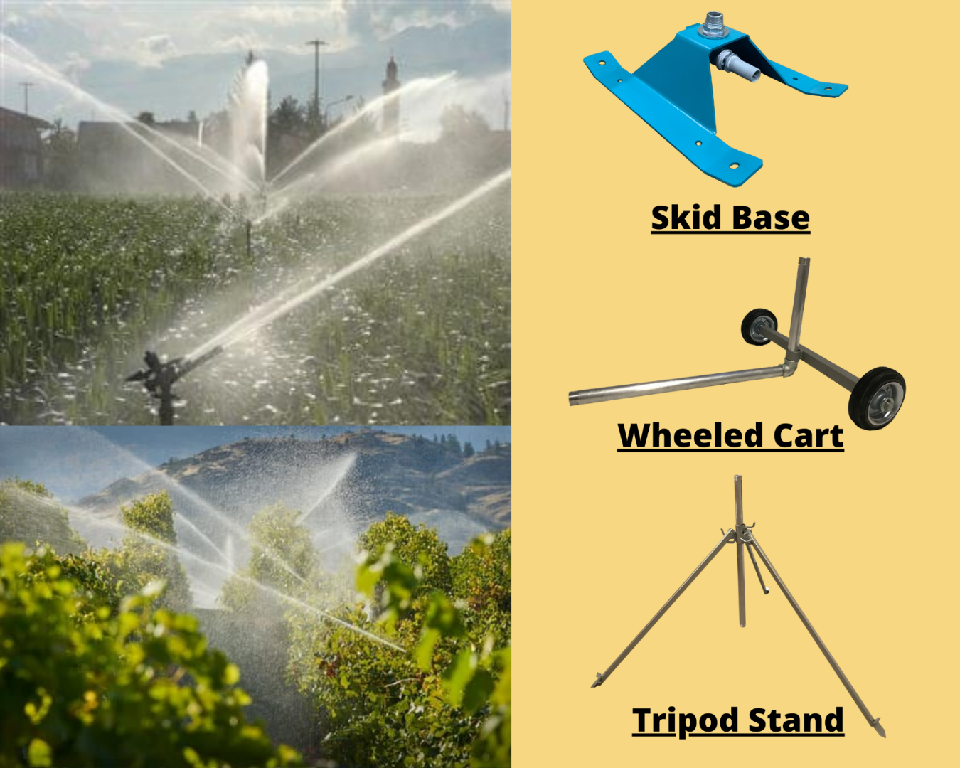 Which sprinkler stands should I buy?